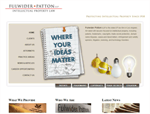 Tablet Screenshot of fulpat.com